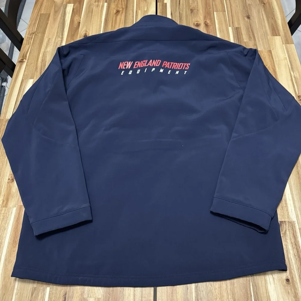 Vintage New England Patriots Jacket Mens XL Reebok On Field Full‎ Zip Authentic